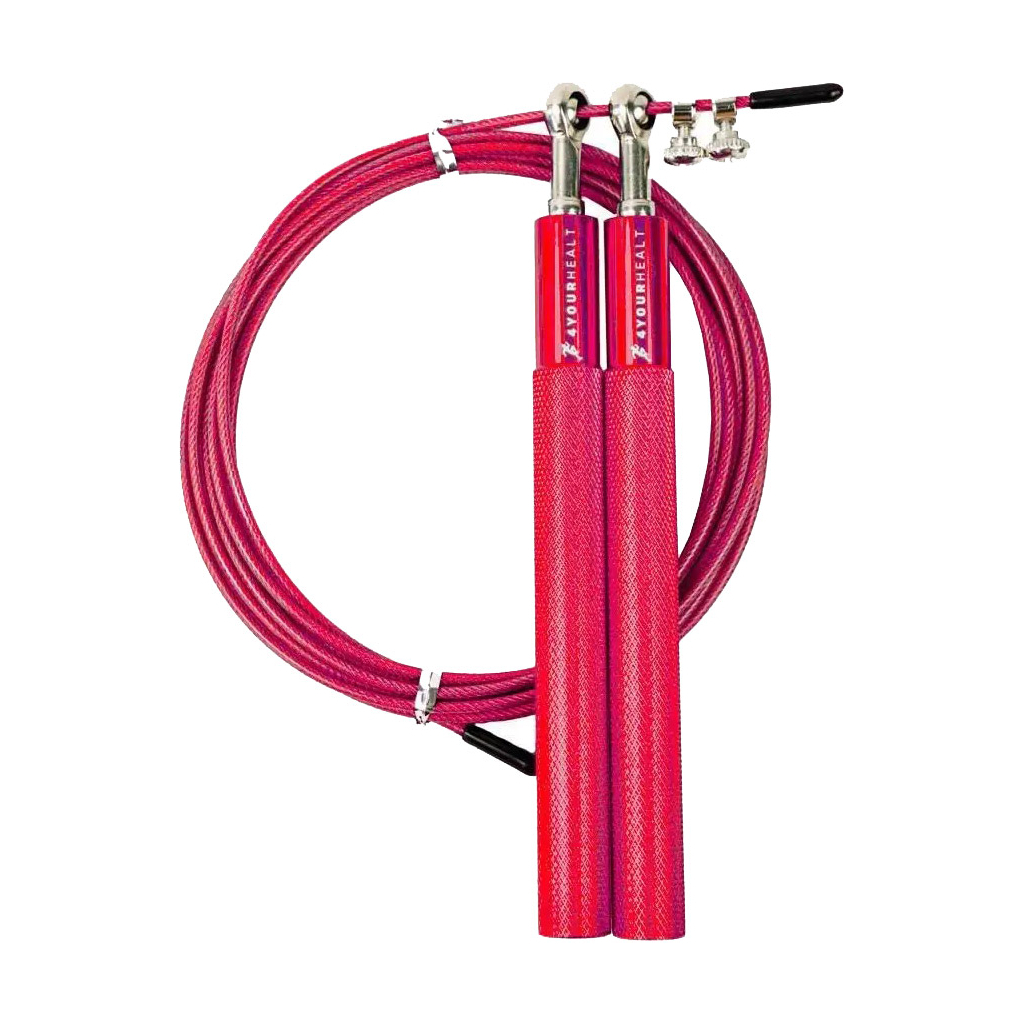 Скакалка 4yourhealth Jump Rope Premium 0194 швидкісна 3м Червона (4YH_0194_Red) - изображение 1
