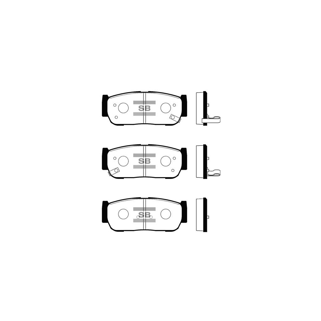 Гальмівні колодки HI-Q SP1173 - зображення 1