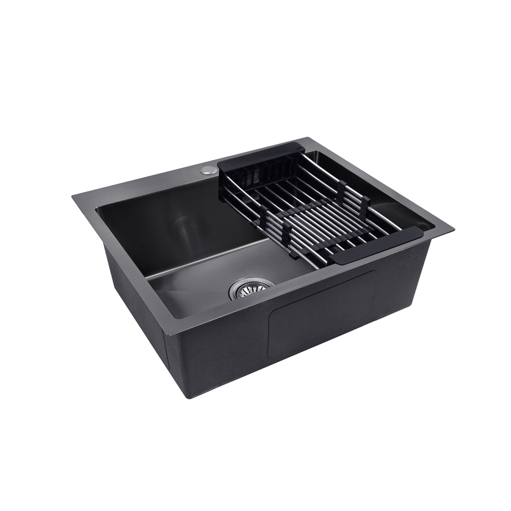 Мийка кухонна Kroner Schwarze-6050HM (CV025260) - зображення 4
