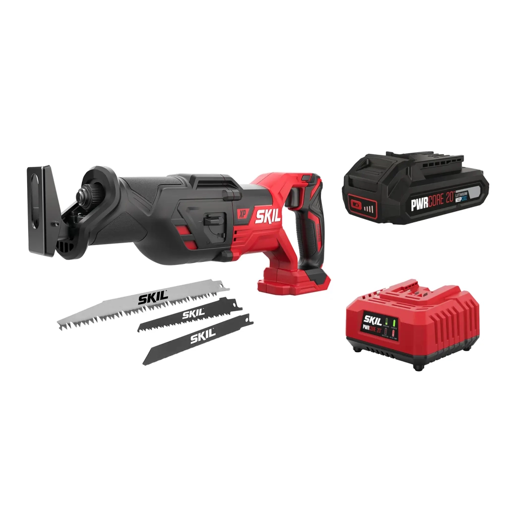 Шабельна пила Skil акумуляторна безщіткова 3480 CB XP, 2.5Ah (SW1E3480CB+BC1E3110AA) - зображення 1