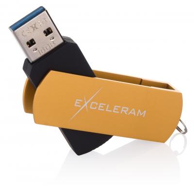 USB флеш накопичувач eXceleram 16GB P2 Series Gold/Black USB 3.1 Gen 1 (EXP2U3GOB16) - зображення 3