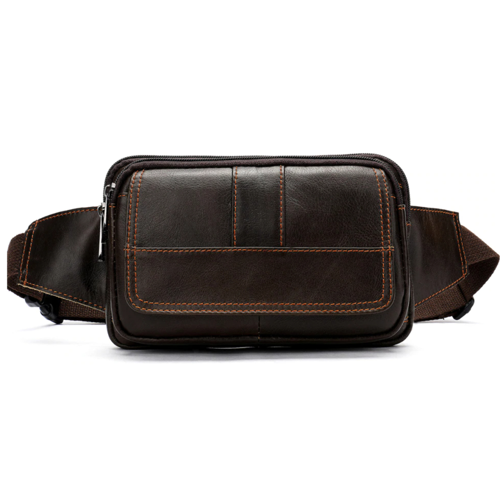 Сумка Vintage На пояс Коричнева (14726) - зображення 1