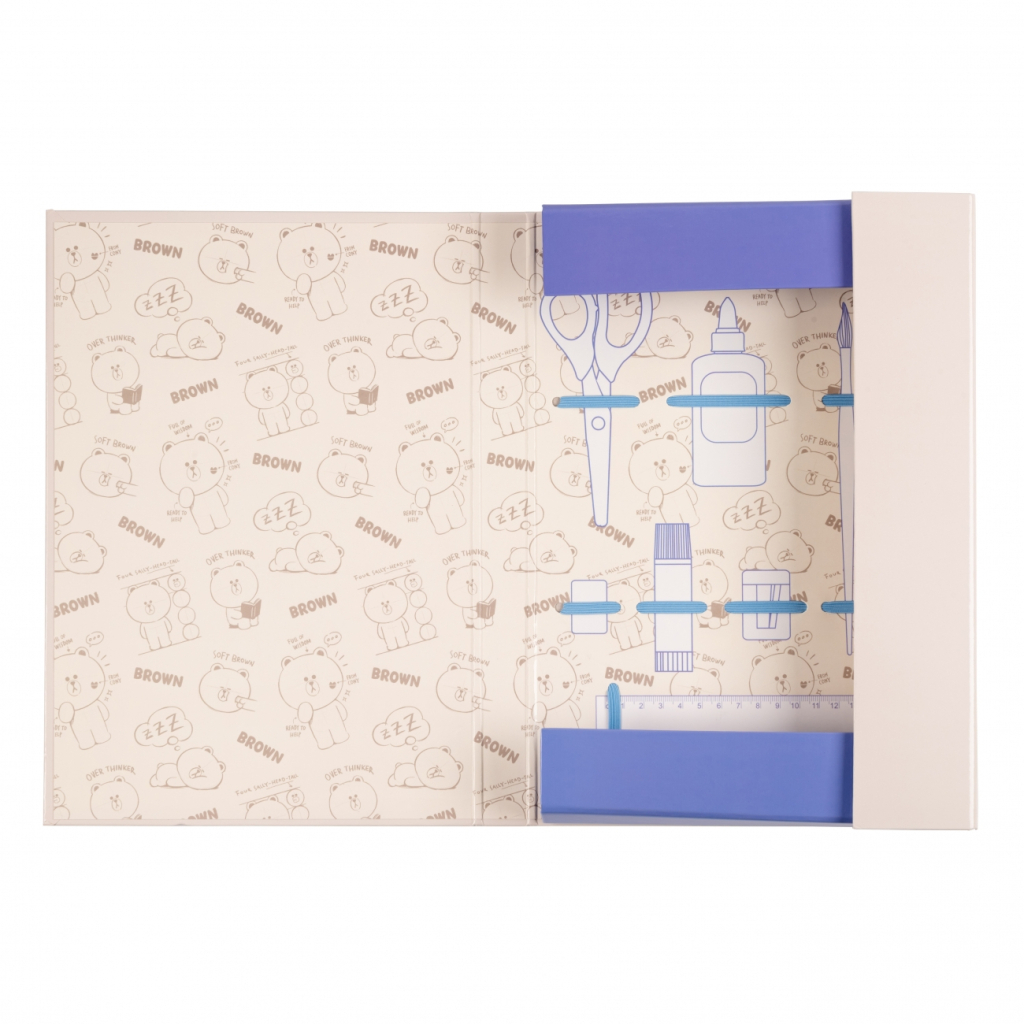 Папка для трудового навчання Yes A4 картонна Line friends (500232) - зображення 2