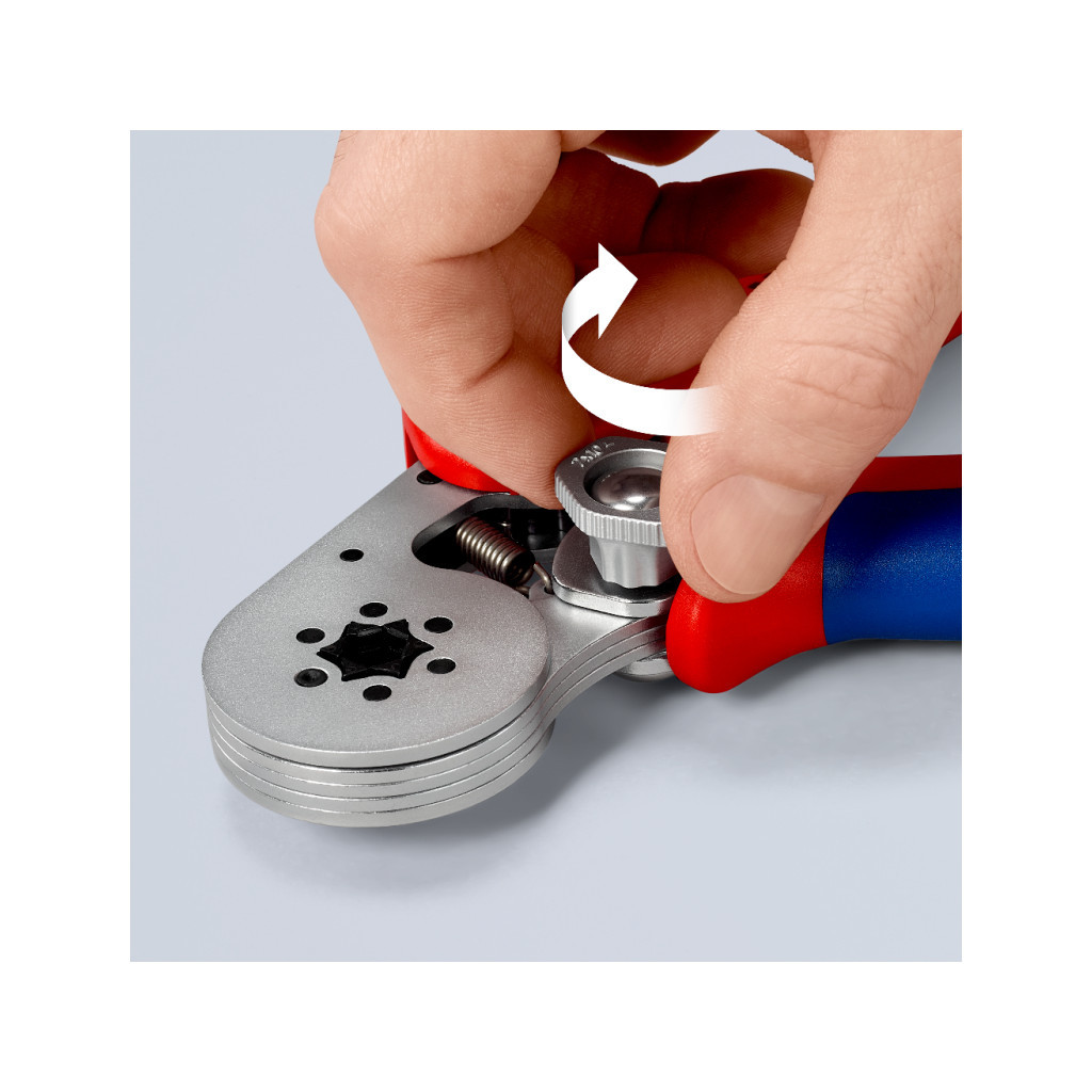 Затиск для клем KNIPEX для контактних гільз, шестигранний обжим (97 55 14) - зображення 9