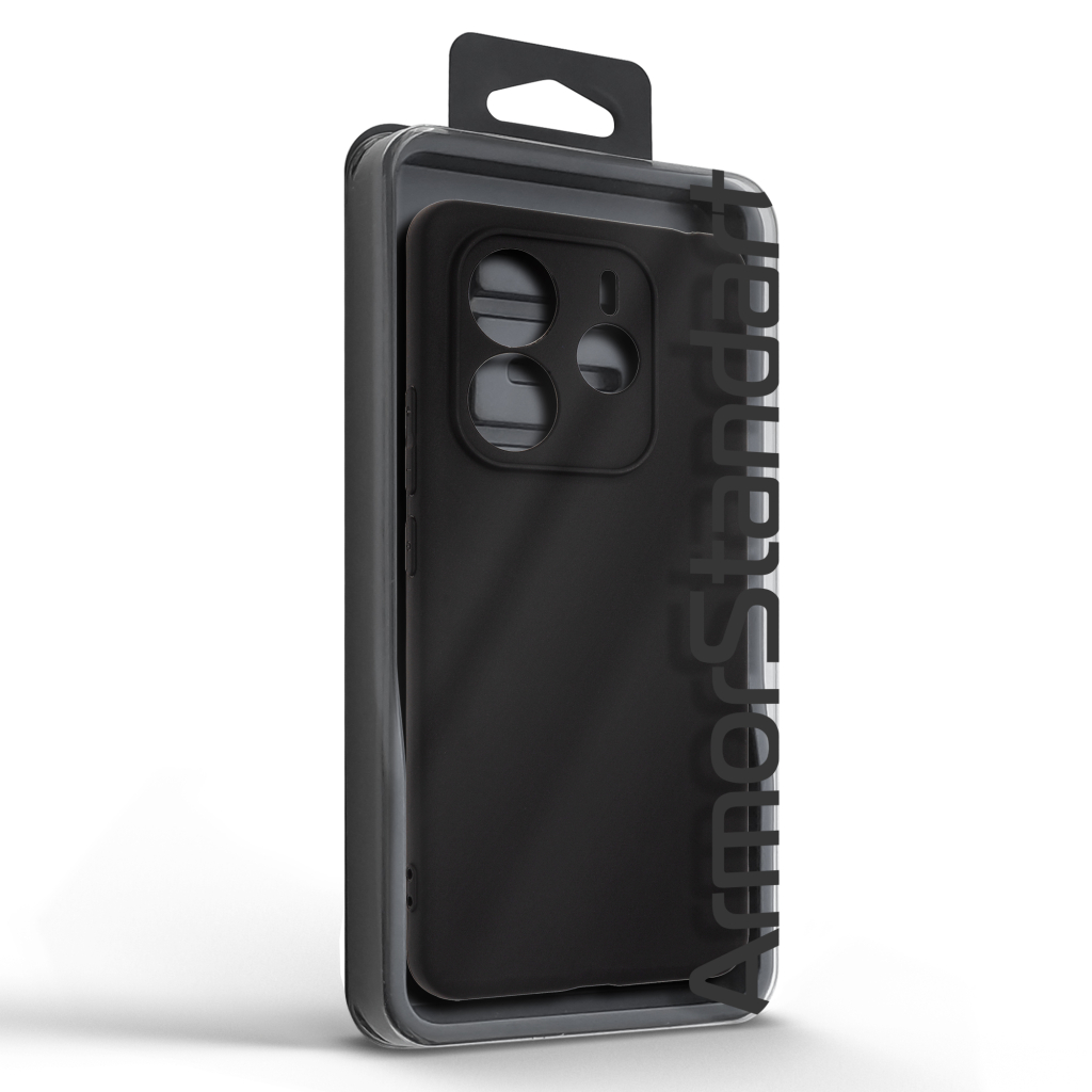 Чохол до мобільного телефона Armorstandart Matte Slim Fit Xiaomi Redmi Note 14 4G Camera cover Black (ARM79723) - зображення 5