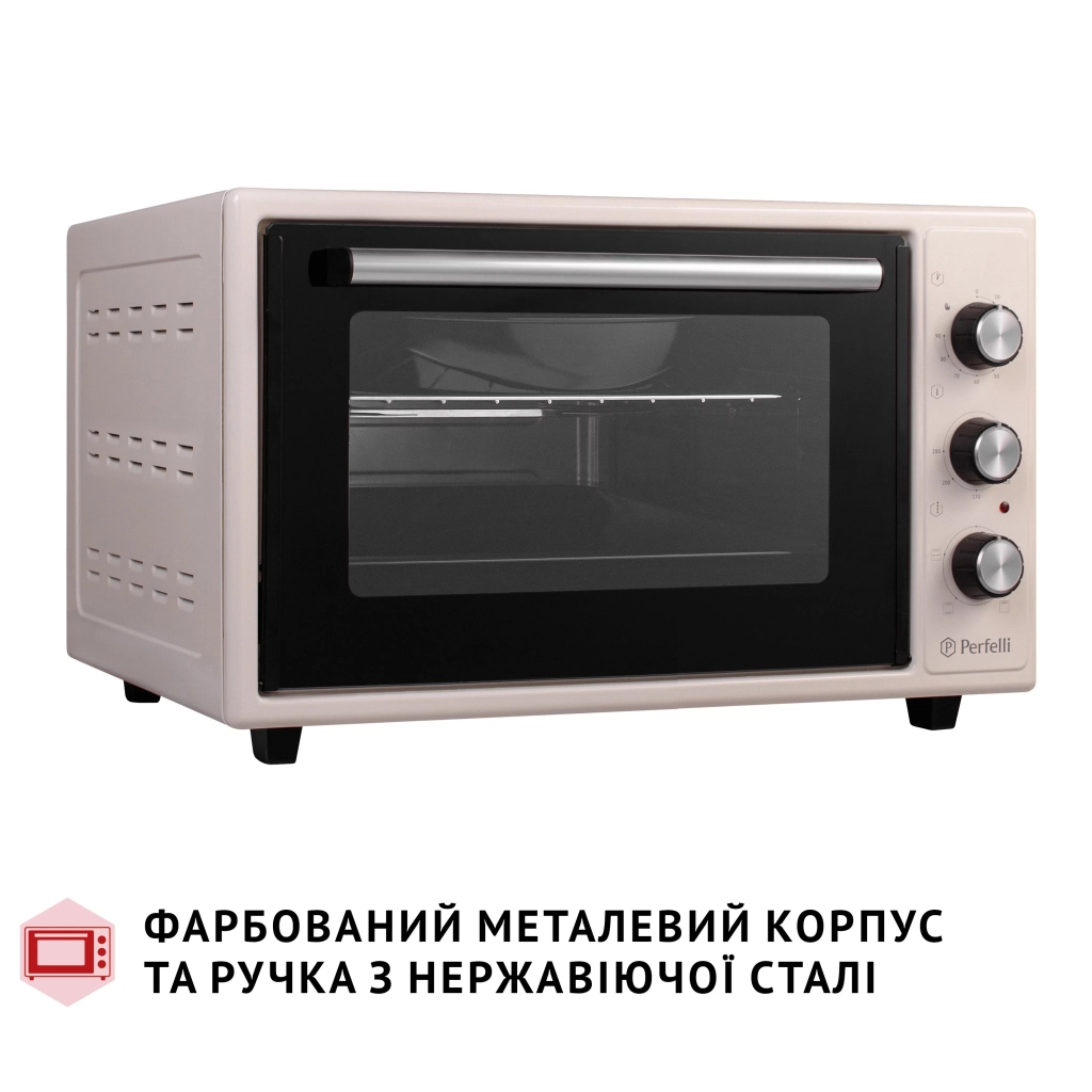 Електропіч Perfelli MIRAGE 37 IVORY - зображення 4
