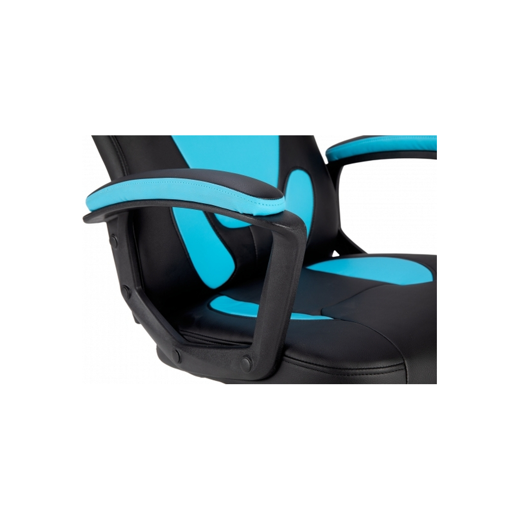Крісло ігрове GT Racer X-1414 Black/Light Blue - зображення 7