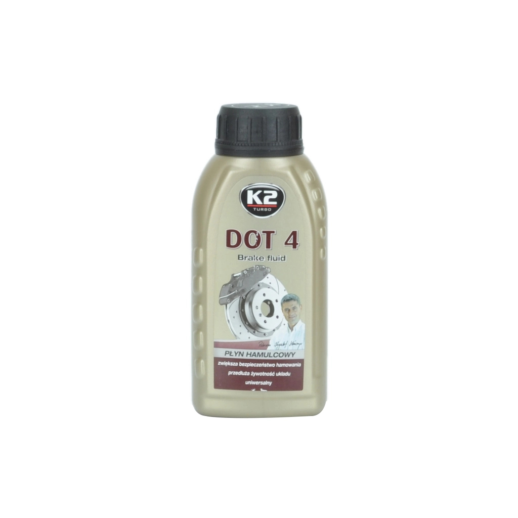 Гальмівна рідина K2 Turbo Brake Fluid DOT 4 0,25 л (T124) - зображення 1