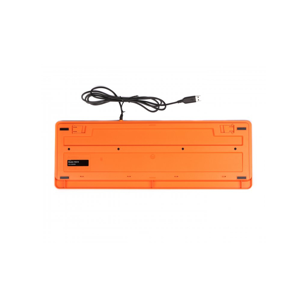 Клавіатура A4Tech FKS10 USB Orange - зображення 6