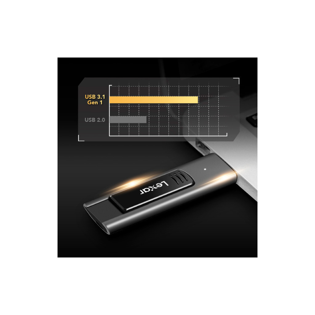 USB флеш накопичувач Lexar 256GB JumpDrive M900 USB 3.1 (LJDM900256G-BNQNG) - зображення 9