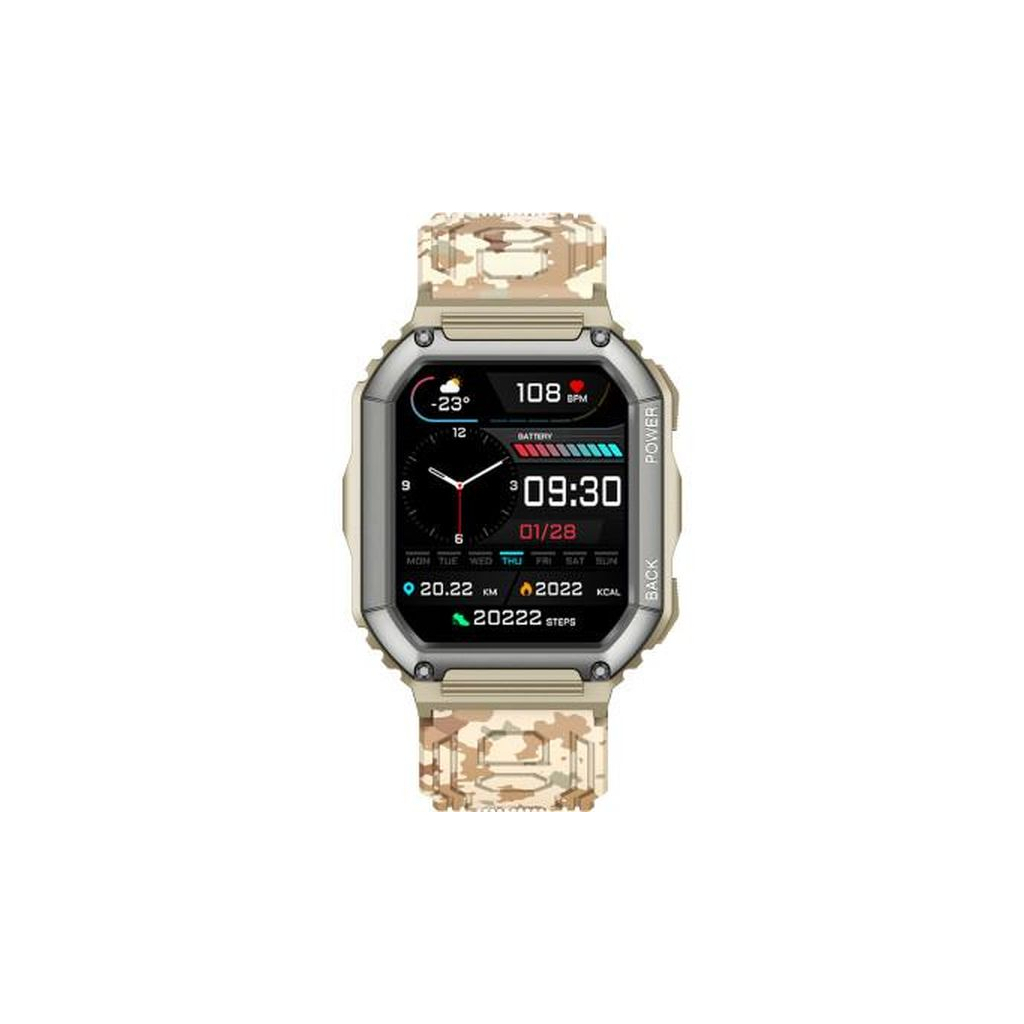 Смарт-годинник Gelius Pro GP-SW007 (Tactical Navy) Bluetooth call (IP68) Military (GP-SW007 Military) - зображення 2