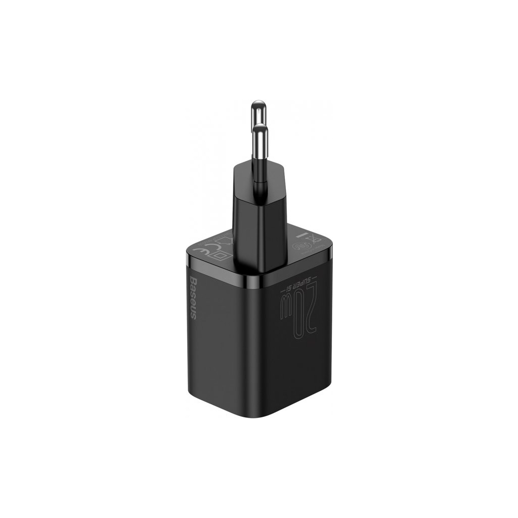 Зарядний пристрій Baseus 1 Type-C 20W (CCSUP-B01) - зображення 4