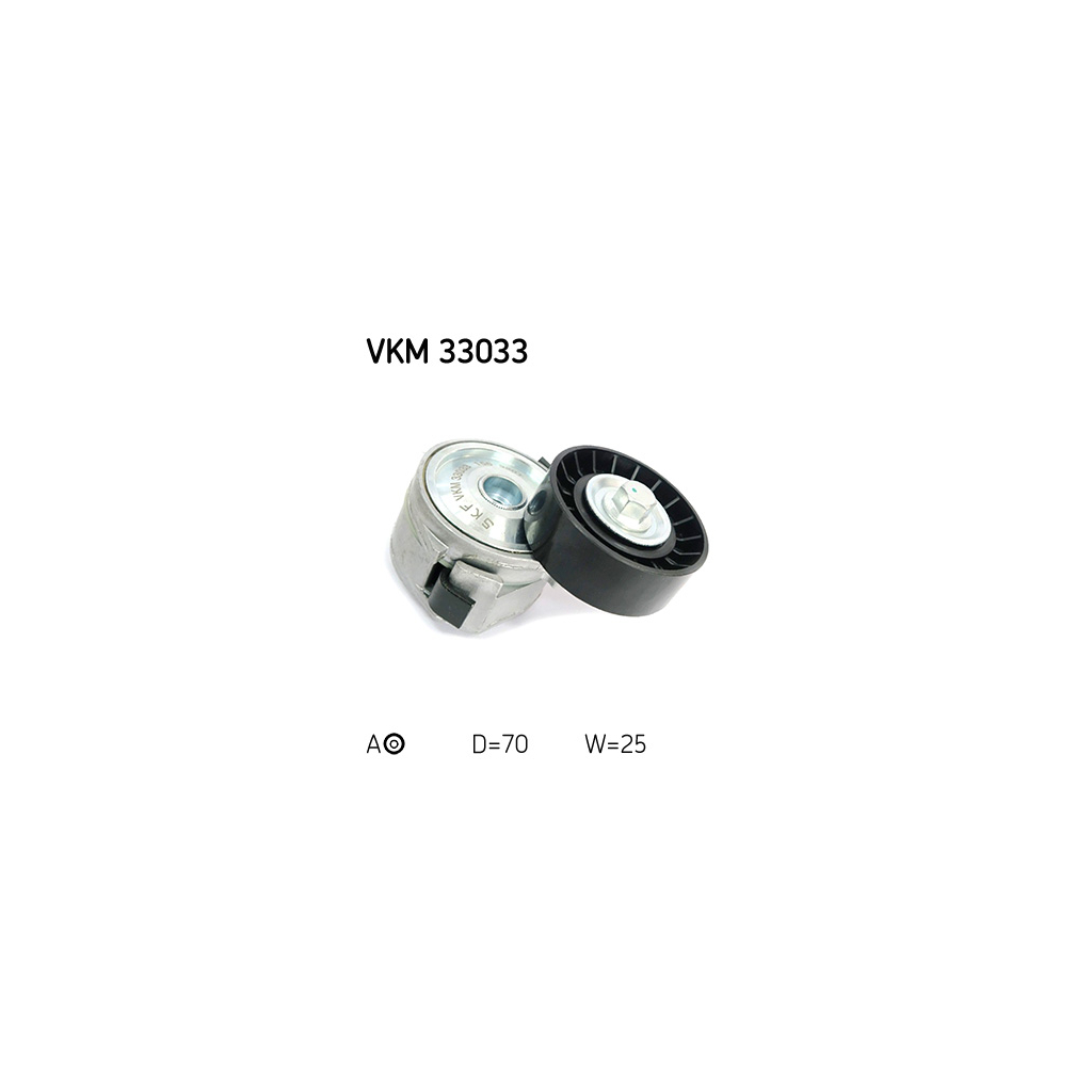 Натягувач ременя з роликом SKF VKM 33033 - зображення 1