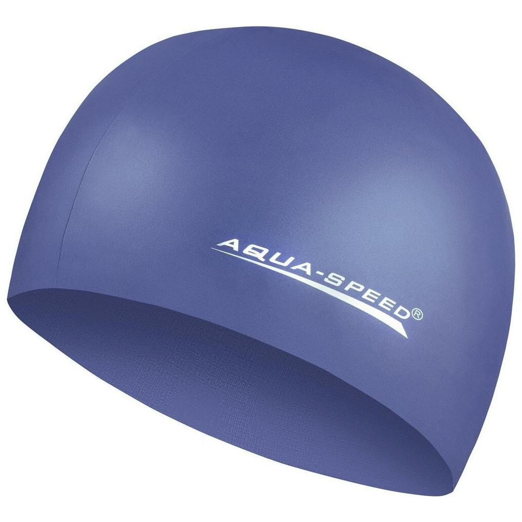 Шапка для плавання Aqua Speed Mega 100-10 синій Уні OSFM (5908217635464) - зображення 1