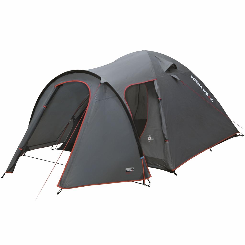 Намет High Peak Kira 3 Dark Grey/Red (926288) - зображення 1