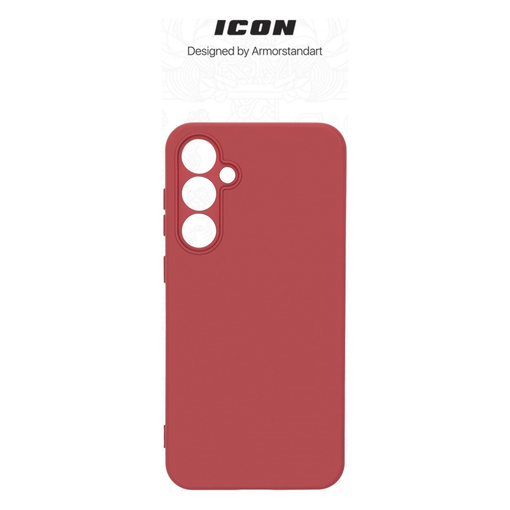 Чохол до мобільного телефона Armorstandart ICON Case Samsung S23FE 5G Camera cover Marsala (ARM69630) - зображення 3