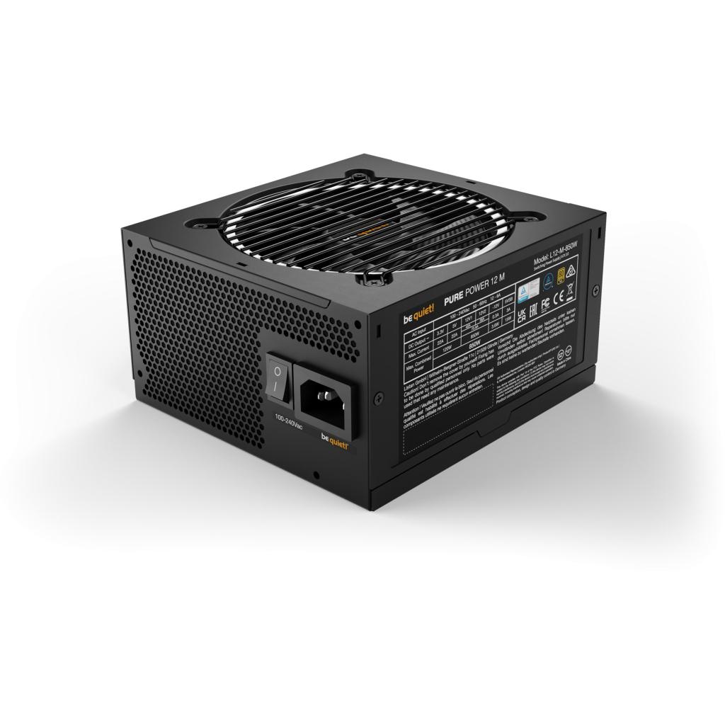 Блок живлення Be quiet! 850W PURE POWER 12 M (BN344) - зображення 6
