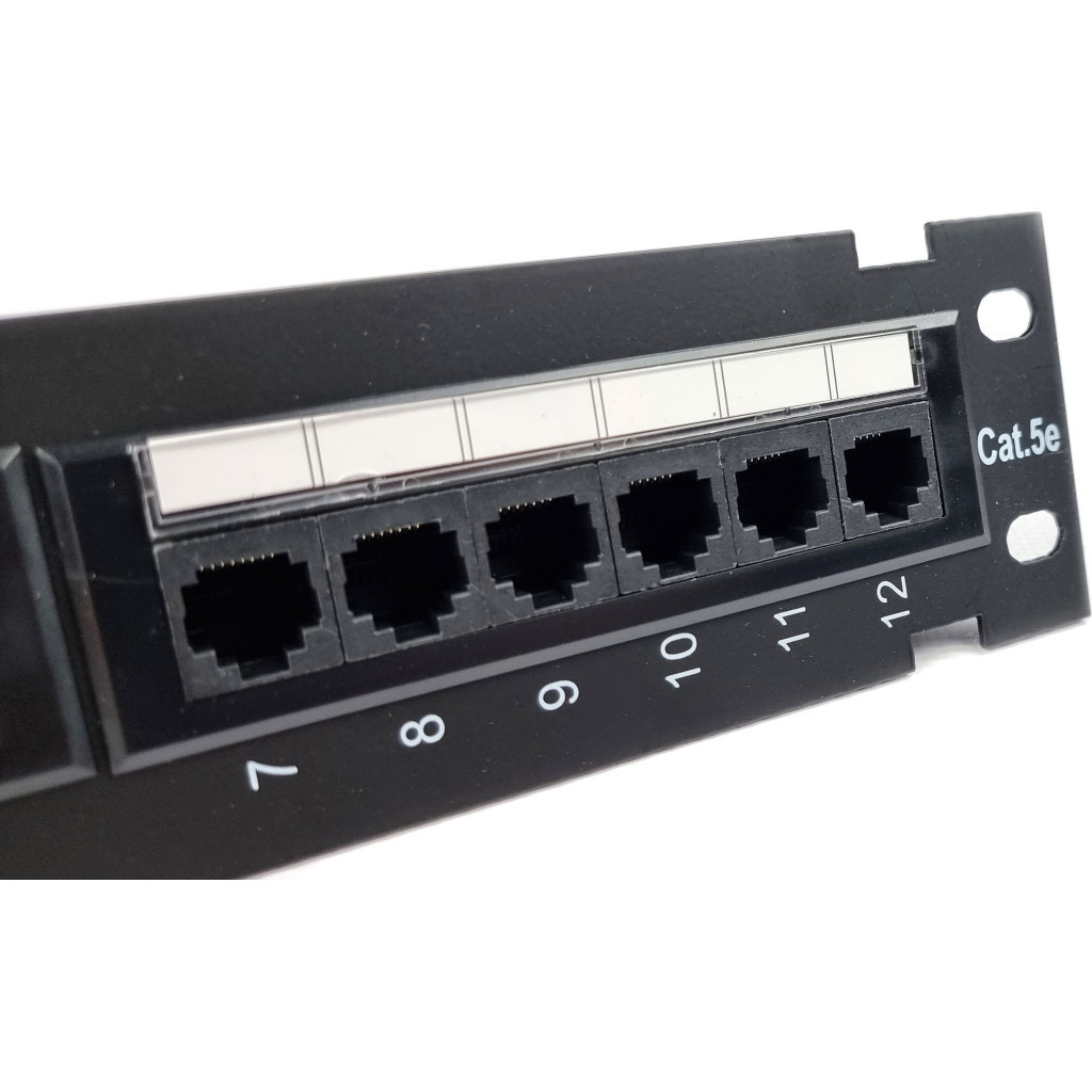 Патч-панель Eserver настінна 12 портів 5e UTP (WT-2180-Dual) - изображение 4