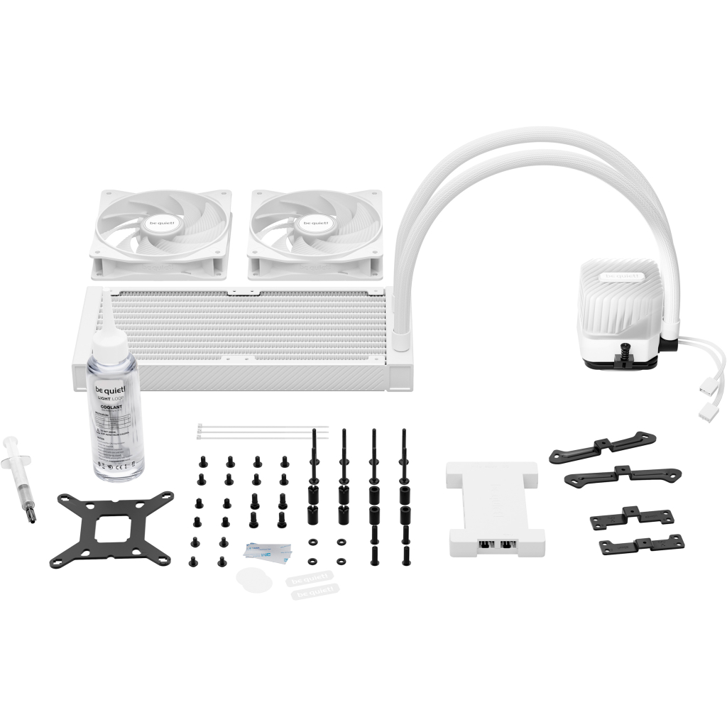 Система рідинного охолодження Be quiet! LIGHT LOOP 240mm білий (BW021) - зображення 6