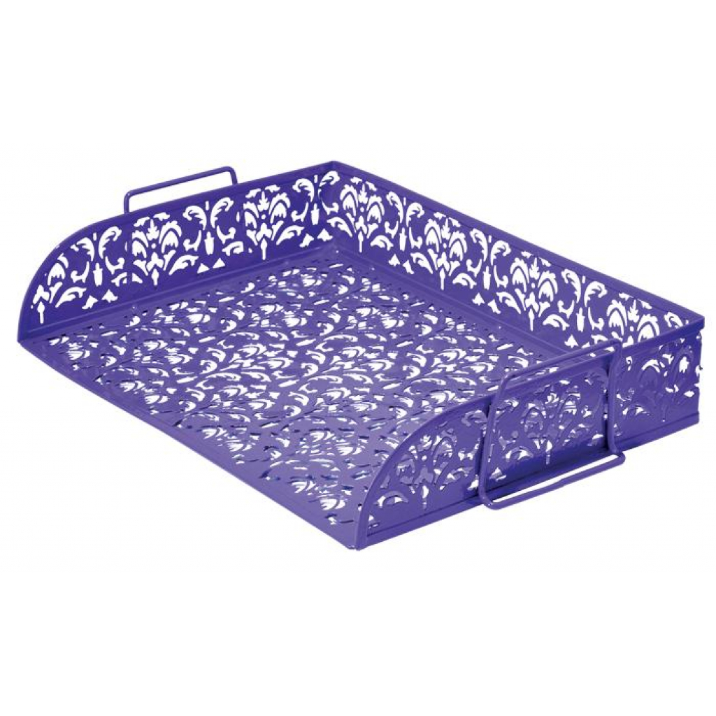 Лоток для паперів Buromax horizontal, Barocco, purple (BM.6253-07) - изображение 2