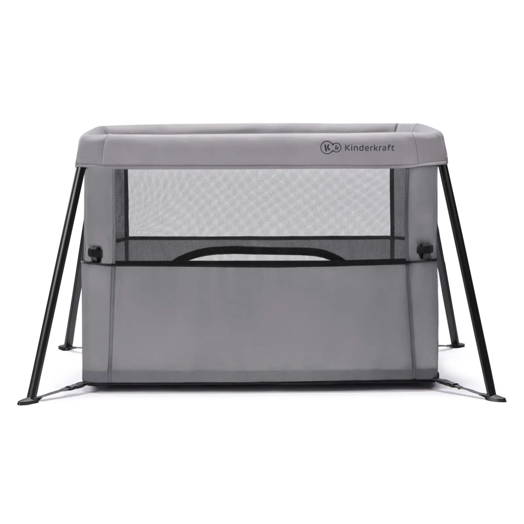 Ліжечко Kinderkraft манеж 2 в 1 Movi Grey (5902533918447) - зображення 2