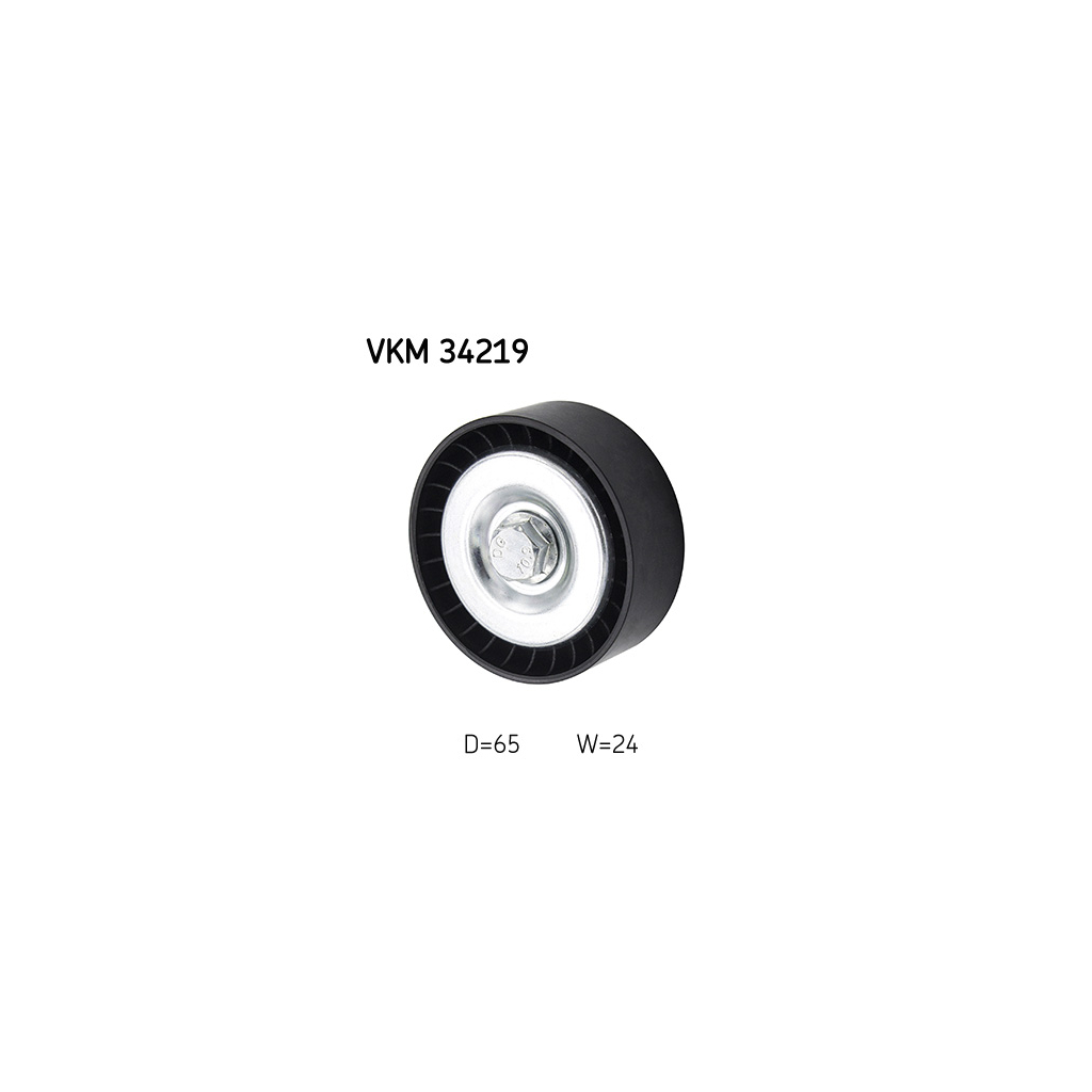 Ролик натягувача ременя SKF VKM 34219 - зображення 2