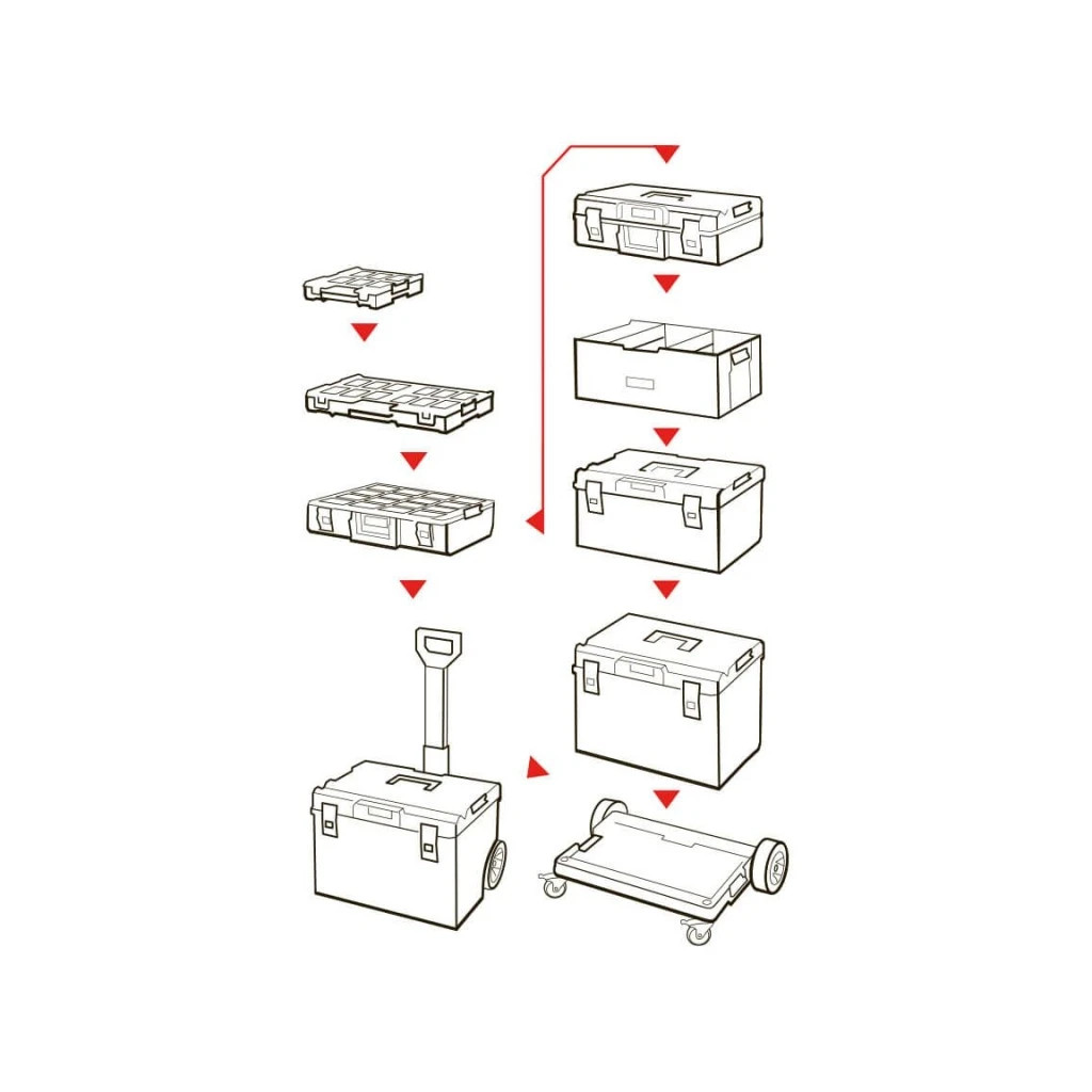 Ящик для інструментів QBRICK SYSTEM ONE 450 2.0 BASIC (SKRQ450B2CZAPG003) - зображення 6