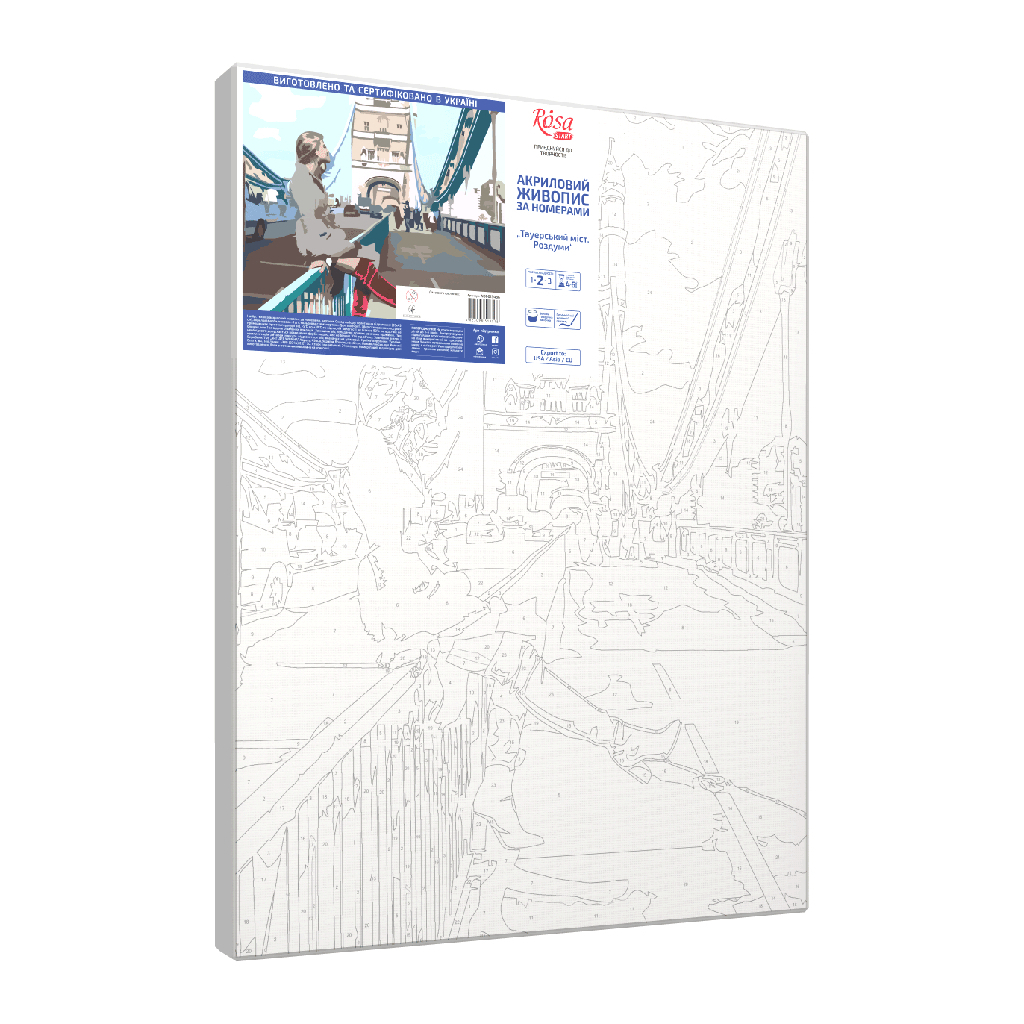 Картина по номерам Rosa Star Тауерський міст. Роздуми 35х45 см (4823098518518) - зображення 2