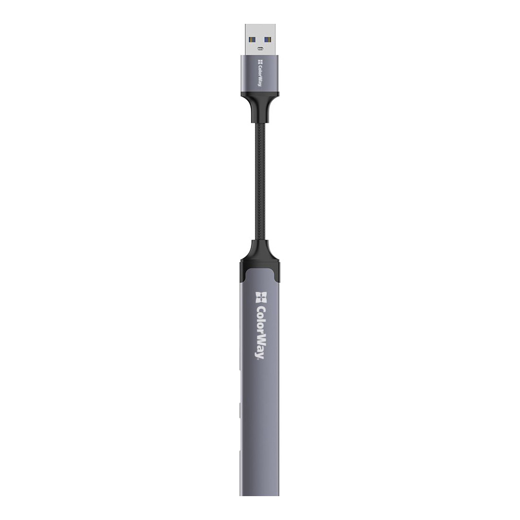 Концентратор ColorWay USB-A 4-в-1 USB2.0х3/USB3.0 (CW-HUB05) - зображення 8