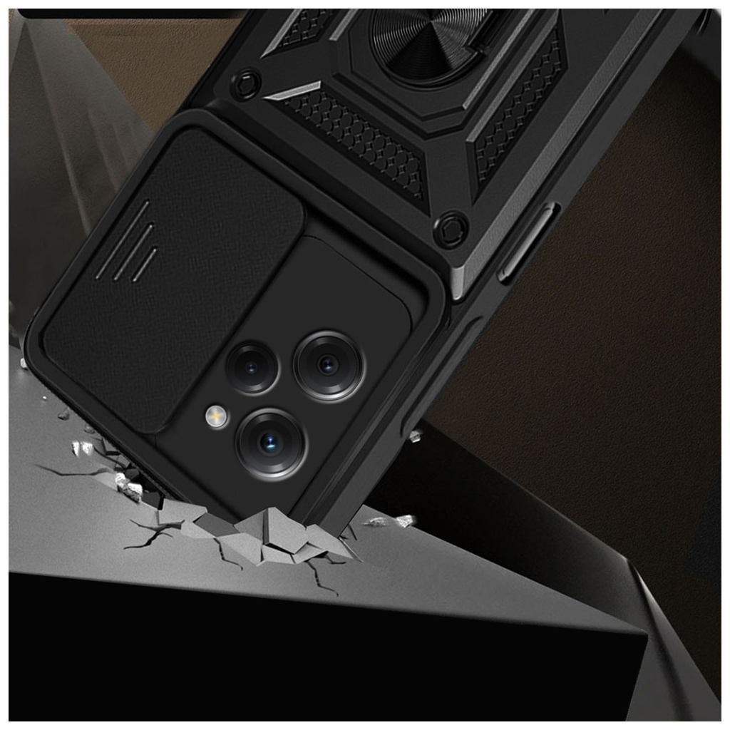 Чохол до мобільного телефона BeCover Military Poco X5 Pro 5G Black (709114) - зображення 4