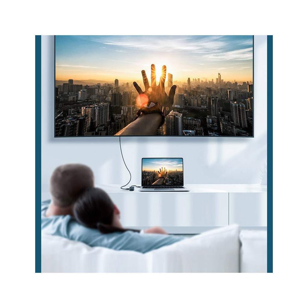 Перехідник USB2.0 Type-C to VGA V1.2/HDMI V2.0b/DP V1.2a CM260 black Ugreen (60568) - изображение 4