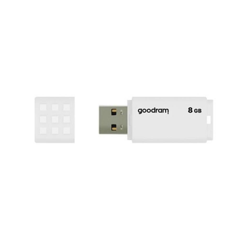 USB флеш накопичувач Goodram 8GB UME2 White USB 2.0 (UME2-0080W0R11) - зображення 2
