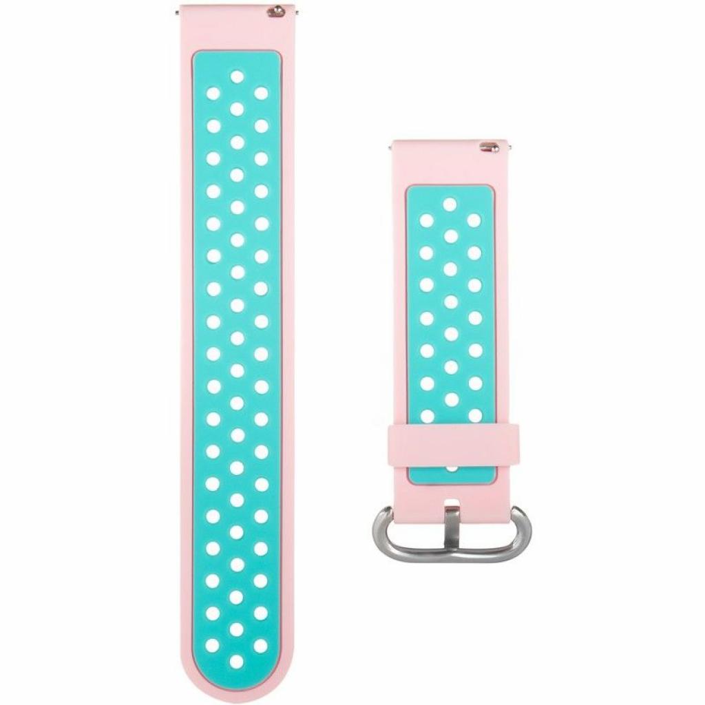 Ремінець до смарт-годинника Gelius Pro for Smart Watch Gelius Pro GP-SW001 (NEO) Blue/Pink (00000075280) - зображення 2