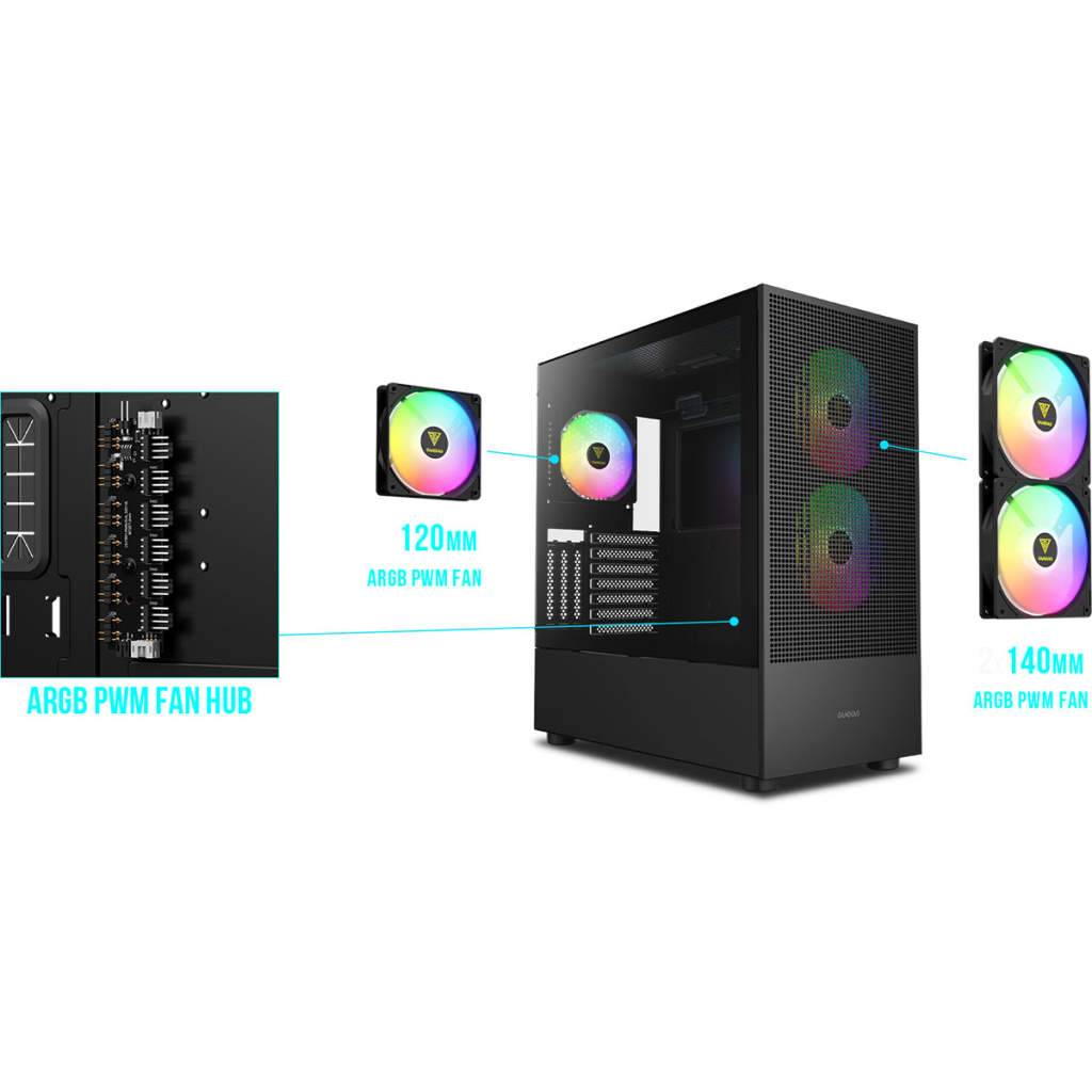 Корпус Gamdias TALOS M3 MESH (4711514500899) - зображення 10