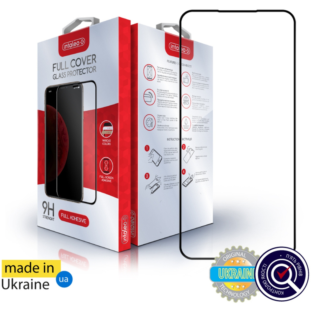 Скло захисне Intaleo Full Glue Samsung S24 FE Black (1283126594854) - зображення 1