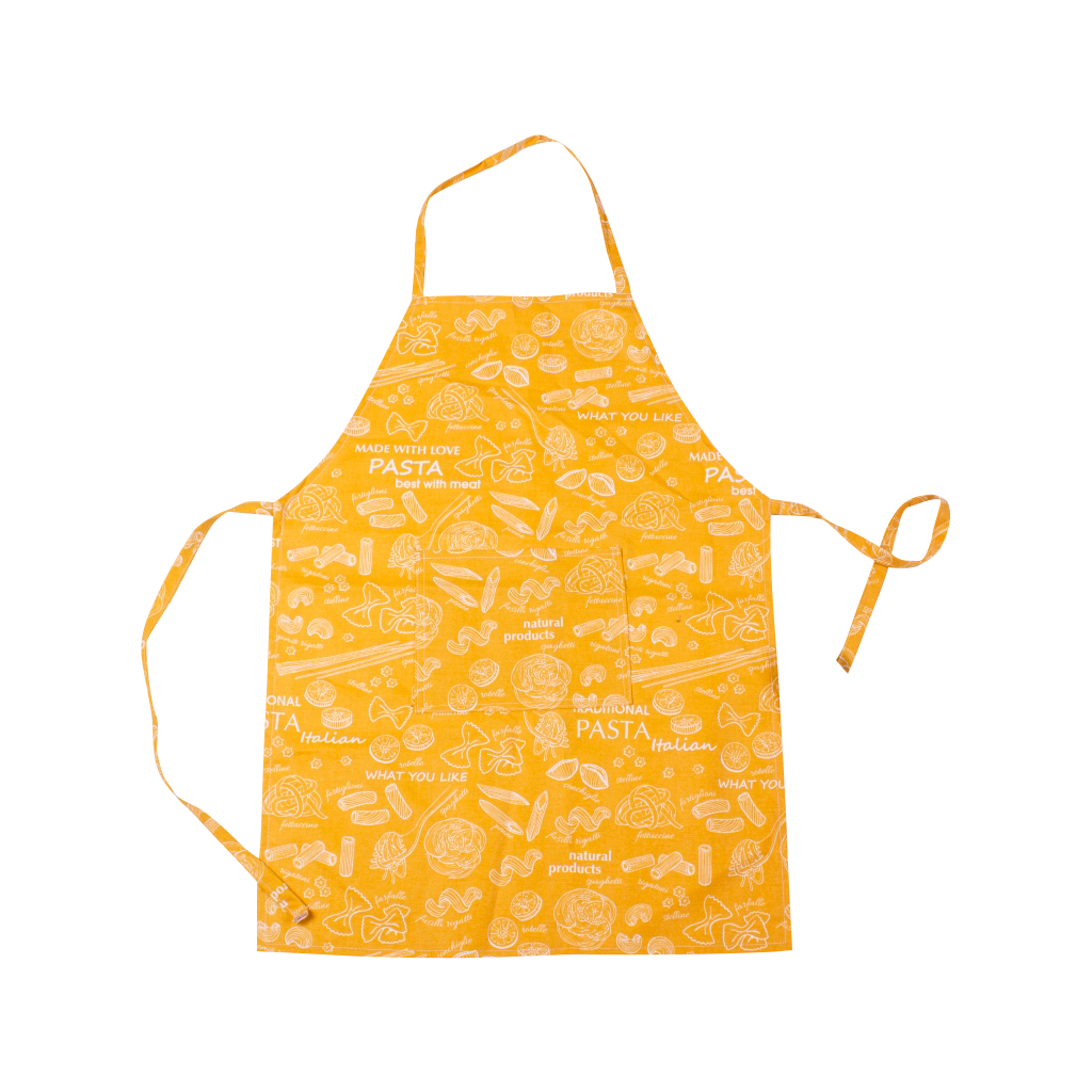 Фартух MirSon рогожа/напівпанама №201 - Yellow paste (2200006753834) - зображення 1