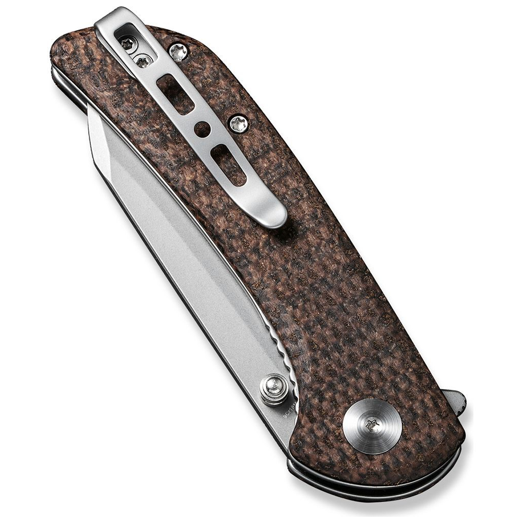 Ніж Sencut Fritch Stonewash Brown Micarta (S22014-3) - зображення 6