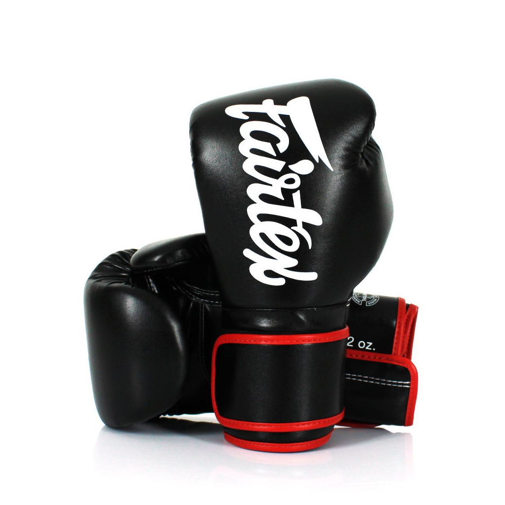 Боксерські рукавички Fairtex BGV14 Black 12 унцій (бинти в комплекті) (BGV14_12oz_Black) - зображення 2