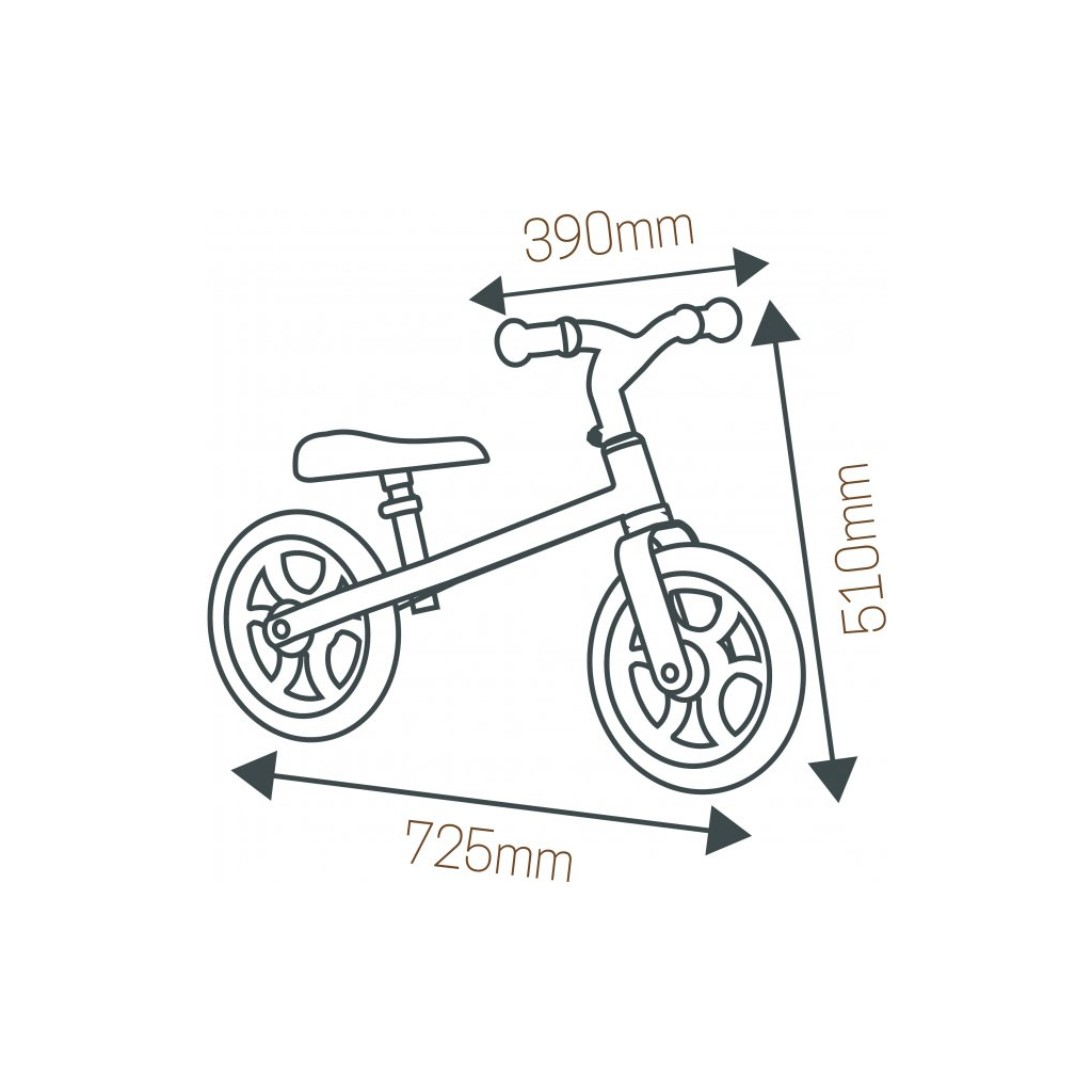 Біговел Smoby Toys Сірий (770210) - зображення 2
