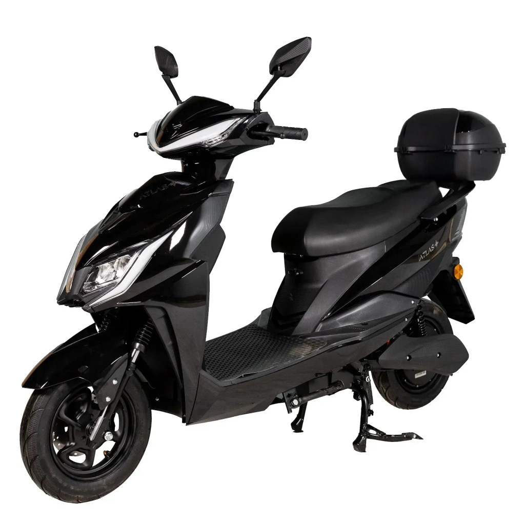 Електроскутер Atlas Spider Box 1500W Black (4003) - зображення 1