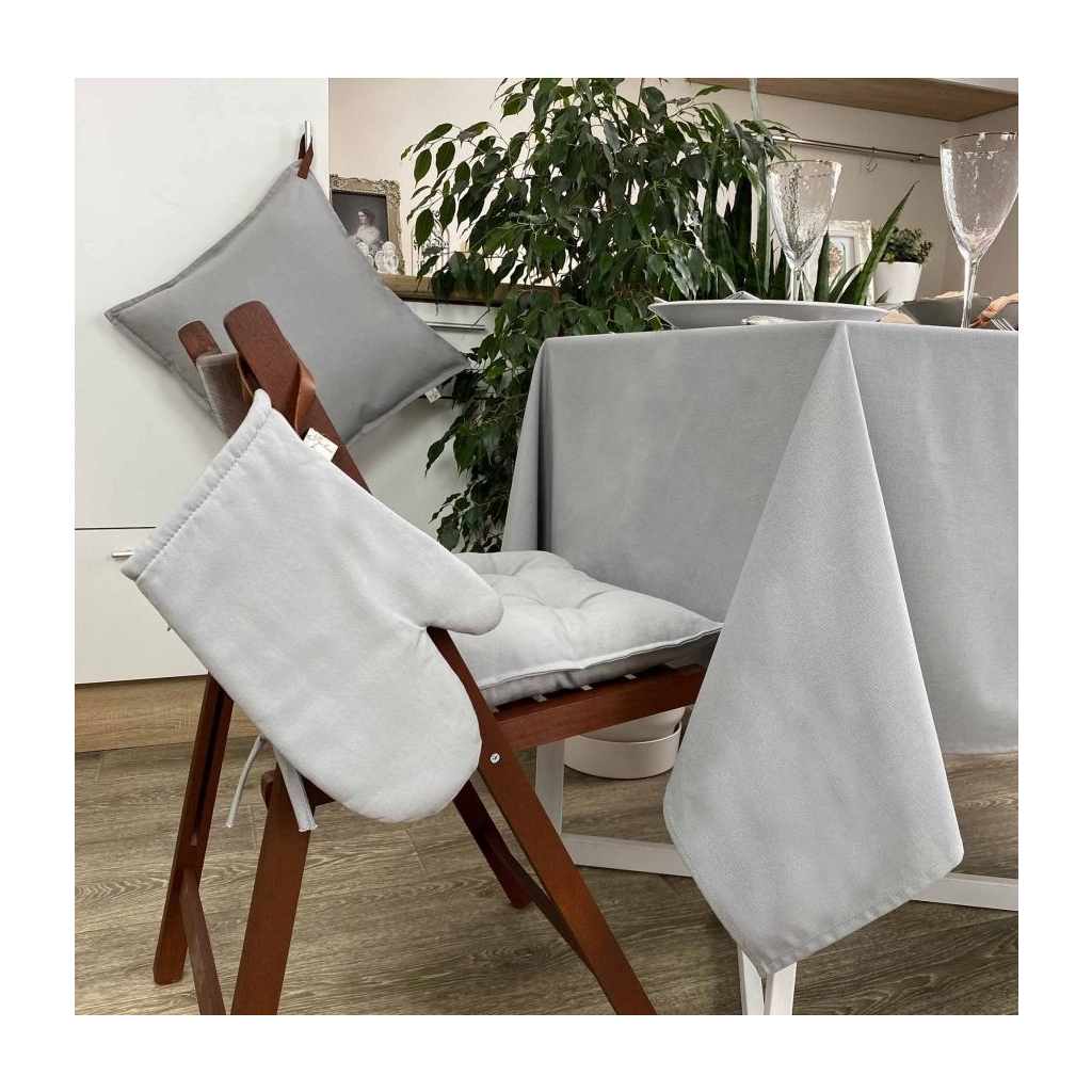 Скатертина Прованс Сіра 220х145 (4823093429499) - зображення 2