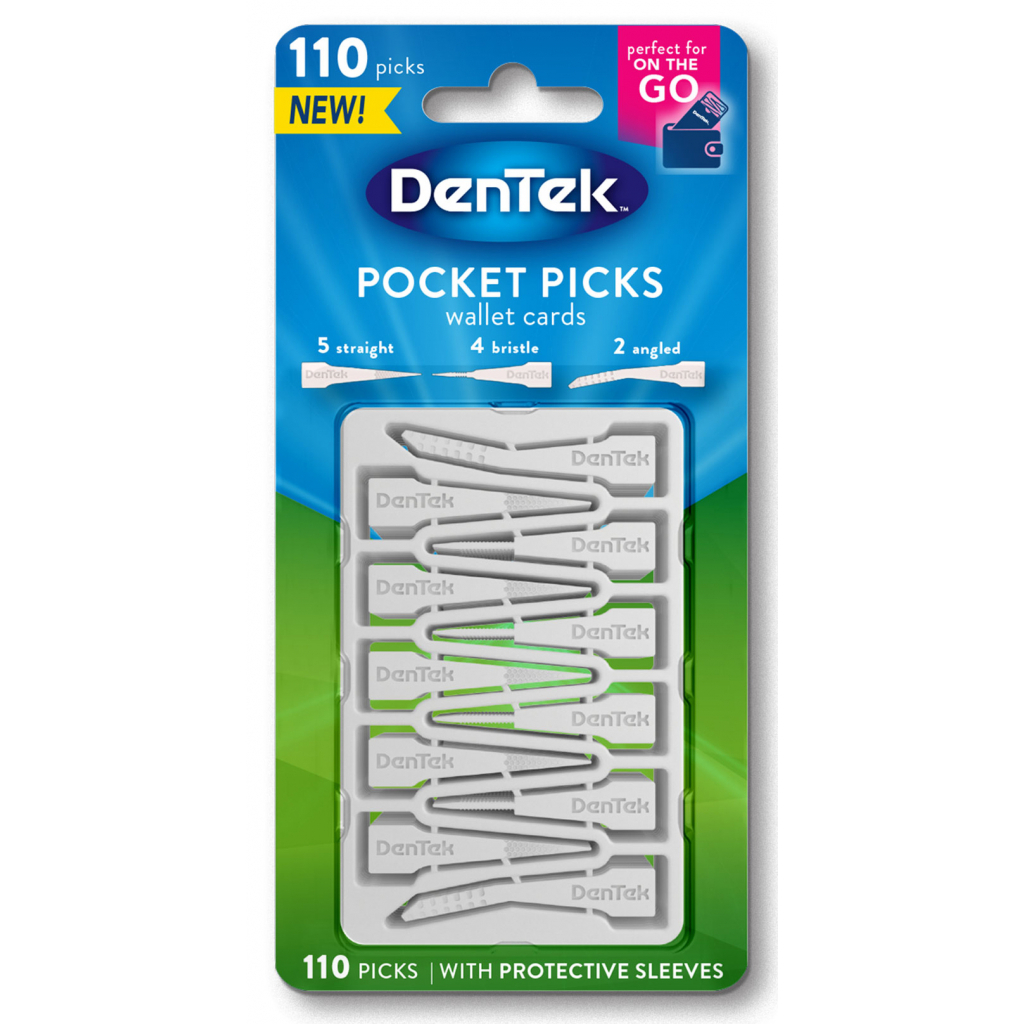 Зубочистки DenTek кишенькові 110 шт. (047701111888) - изображение 1