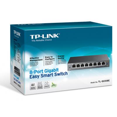 Комутатор мережевий TP-Link TL-SG108E - зображення 5