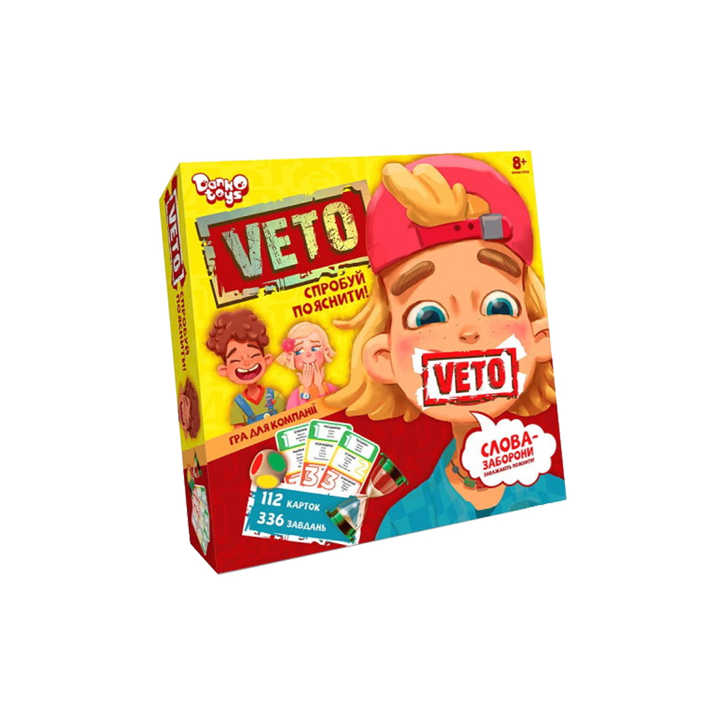 Настільна гра Danko Toys Вето (Veto), українська (VETO-01-01U) - зображення 1
