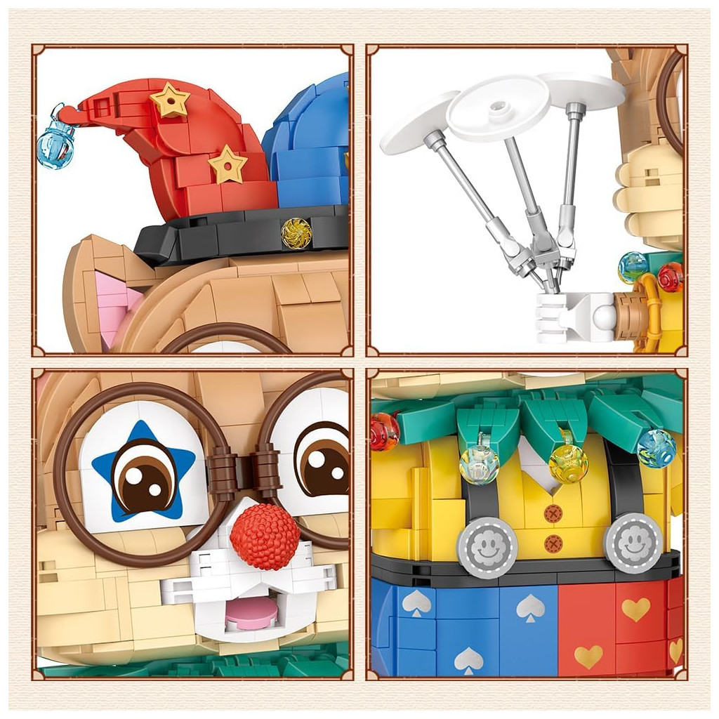 Конструктор LOZ mini Клоун Білка (1947) - зображення 4