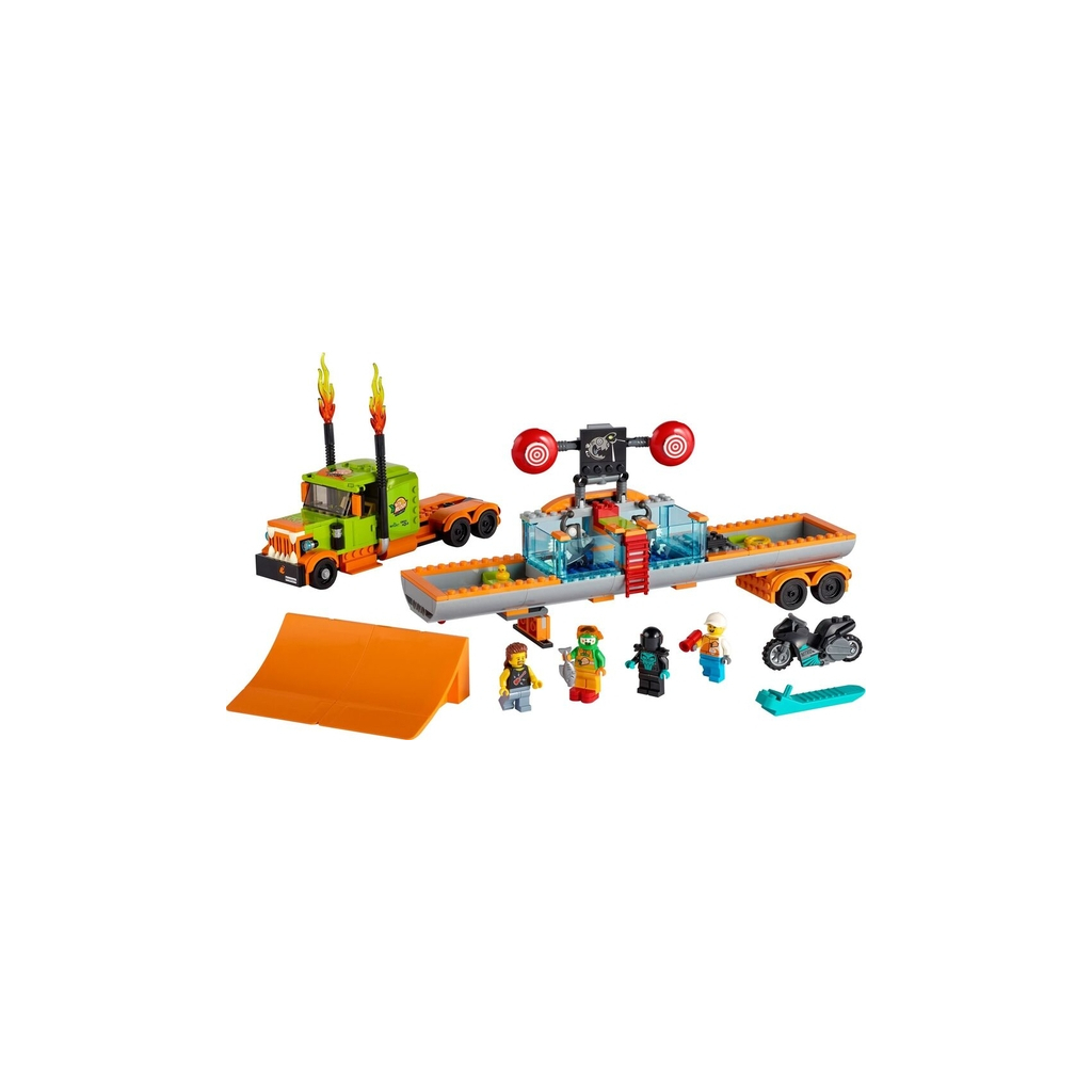 Конструктор LEGO City Stunt Вантажівка для шоу каскадерів 420 деталей (60294) - зображення 5