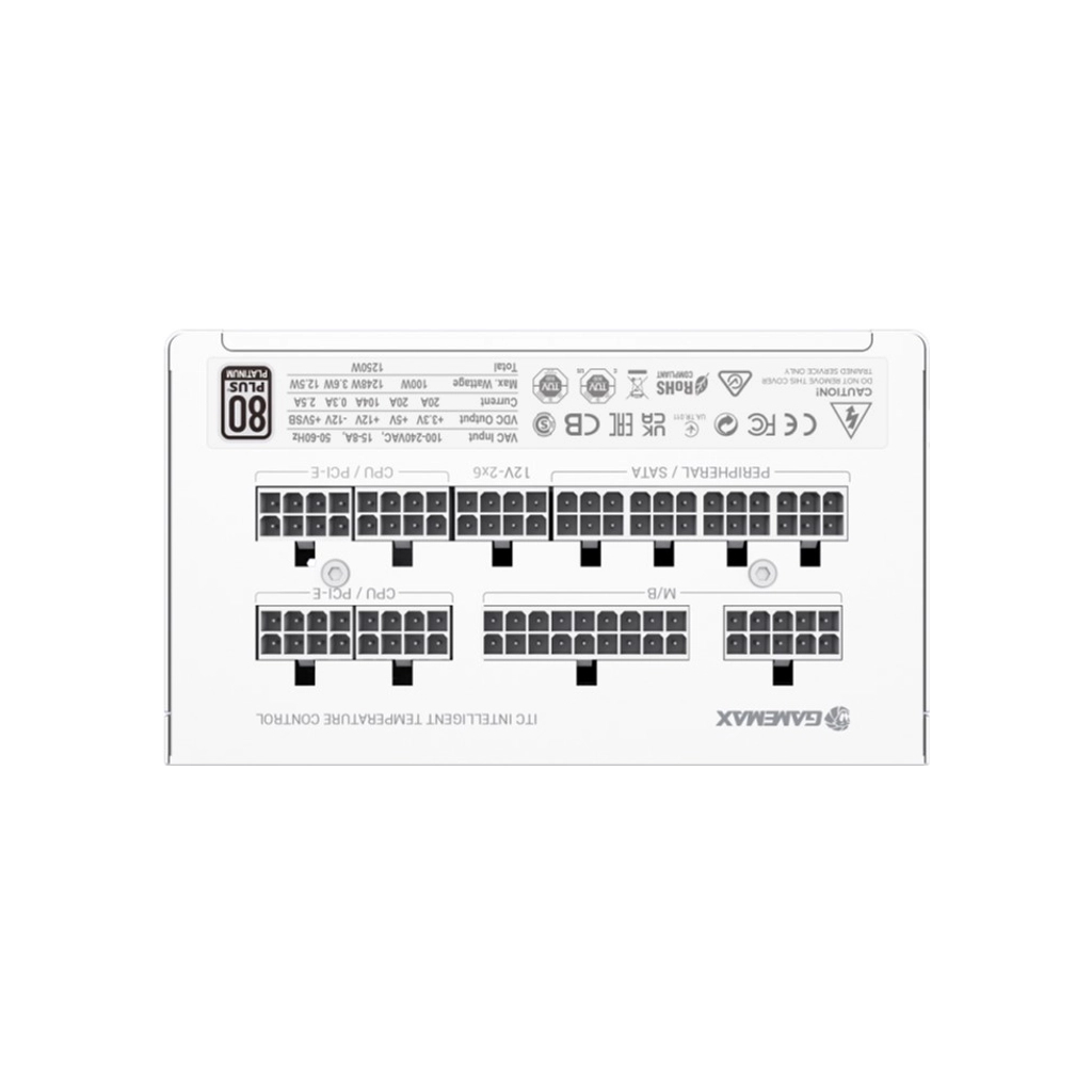 Блок живлення Gamemax 1250W (GX-1250 PRO WT(ATX3.1PCIe5.1)) - зображення 7