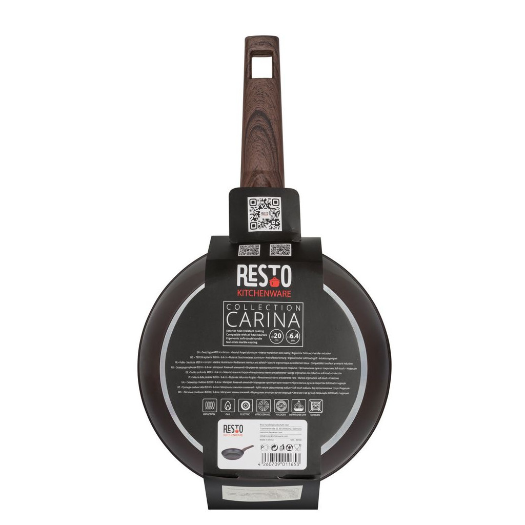 Сковорода Resto Carina глибока 20 см (93160) - зображення 9