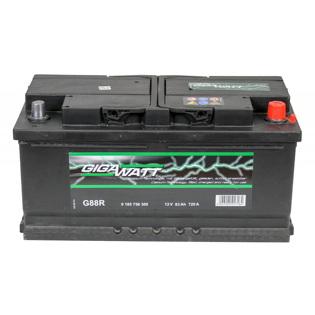 Акумулятор автомобільний GigaWatt 83A (0185758300) - зображення 1