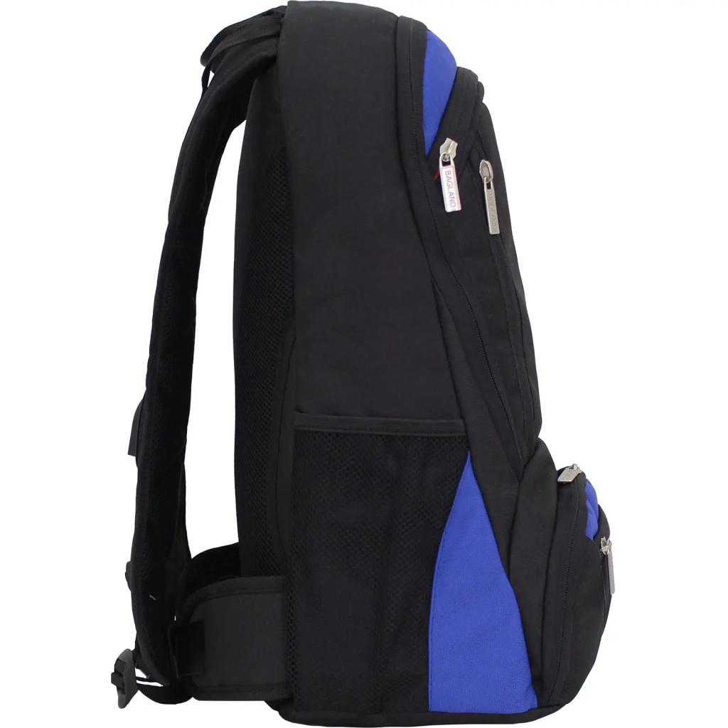 Рюкзак для ноутбука Bagland 15.6" Granite 23L black /electric blue 0012066 (6903479) - зображення 2